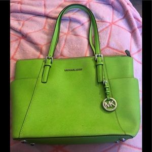 Neon green Michael Kors purse!
